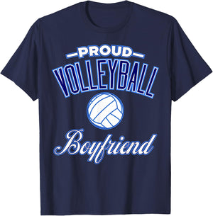 Volleyball Boyfriend Shirt T-Shirt - T-Shirt | Navy