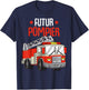 Future Fireman Child , Black, S T-Shirt - T-Shirt | Navy
