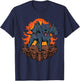 Cerberus Hellhound - Three Headed Dog T-Shirt - T-Shirt | Navy