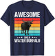 Awesome like a Water Buffalo T-Shirt - T-Shirt | Navy