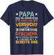 Men's 40th Birthday Men Dad 40s Father 40 Years Old Vatertag , black T-Shirt - T-Shirt | Navy