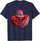 Lobster Wearing Pink Cowboy Hat, Funny Cute Lobsters T-Shirt - T-Shirt | Navy