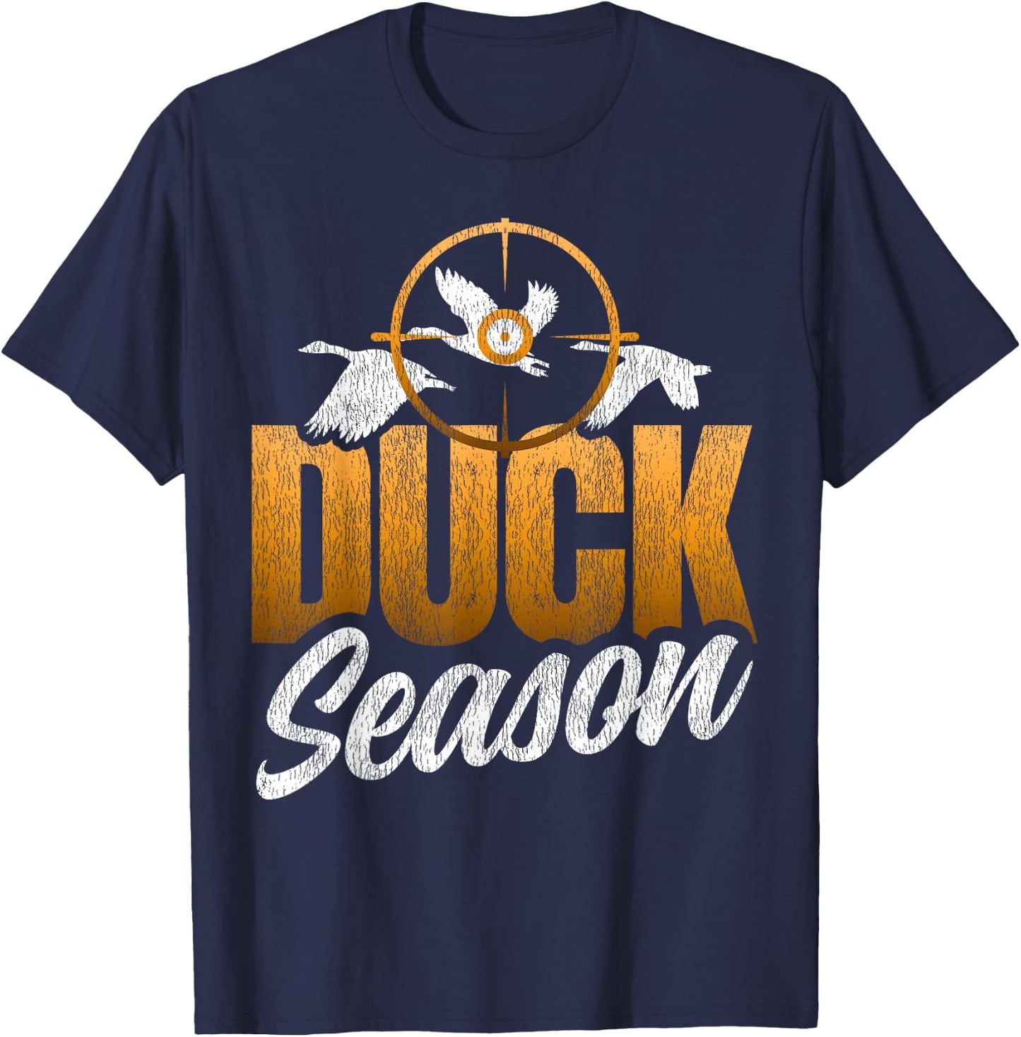 Duck Hunting Hunter Vintage Duck Season T-Shirt - T-Shirt | Navy