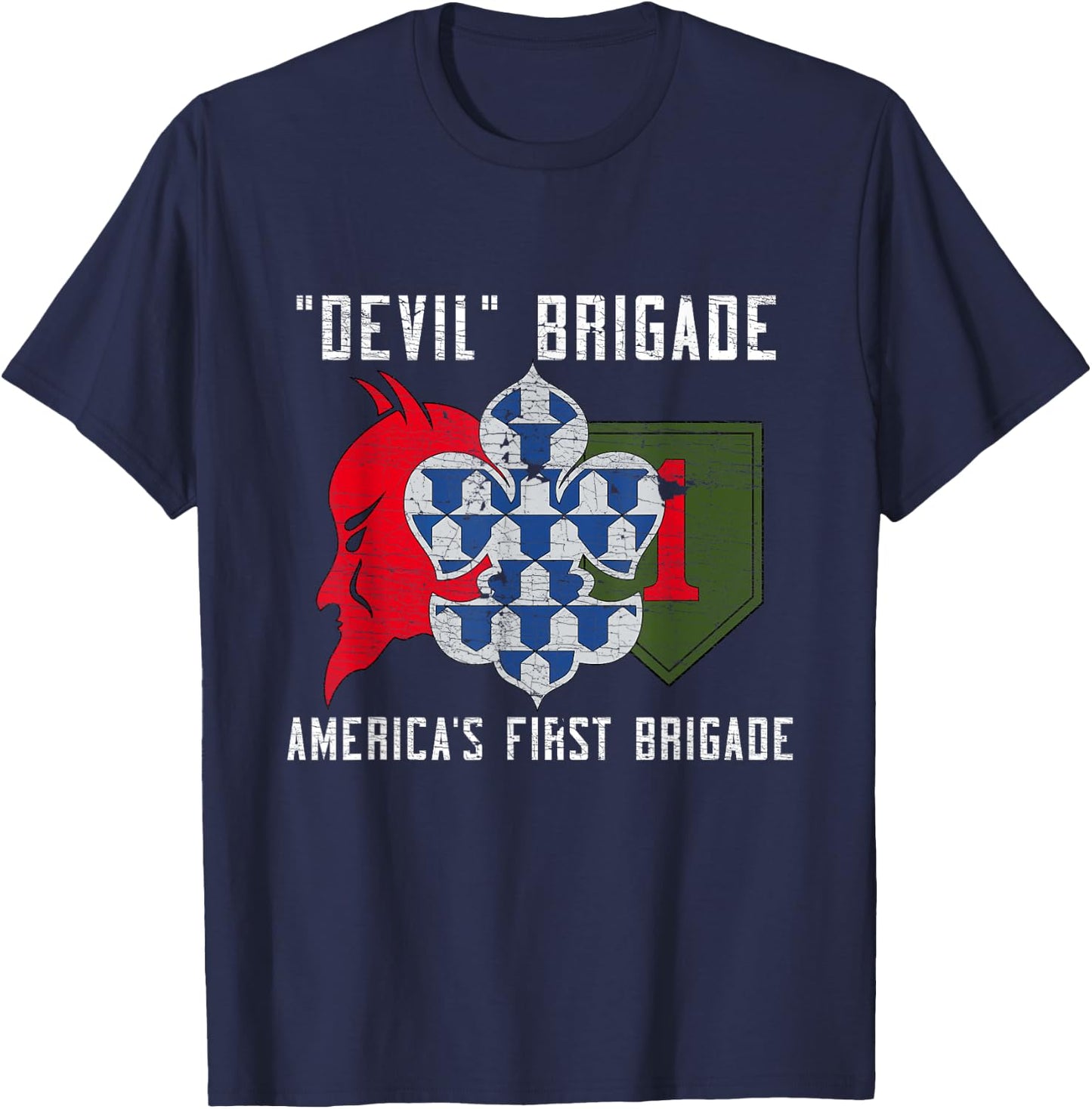 1st Armored Brigade Combat Team 1ABCT 1st Infantry Division T-Shirt - T-Shirt | Navy