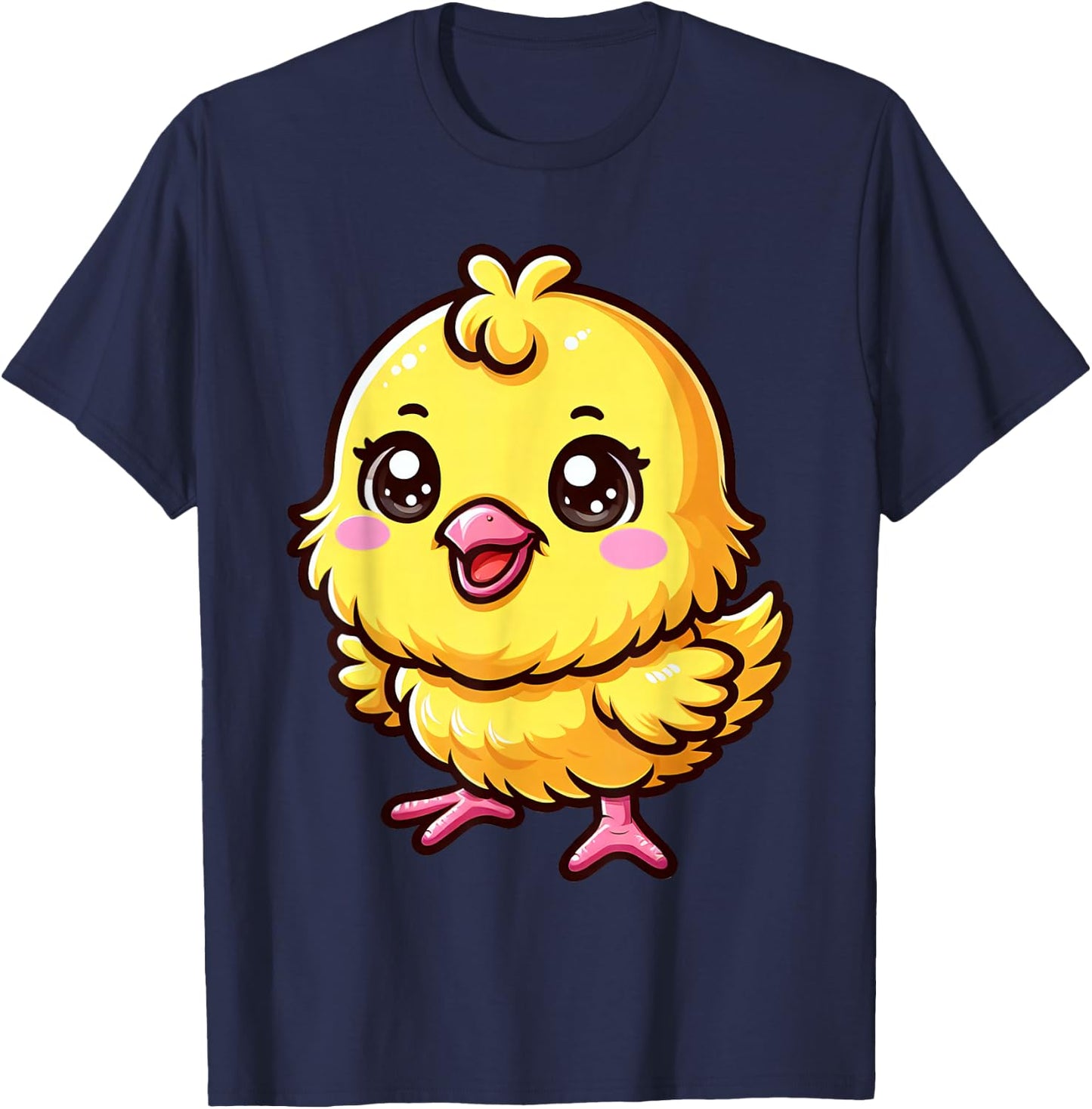 Ostern Geschenke Kinder Oster Geschenkideen Eier Kawaii Chick for Children Easter Chicken T-Shirt - T-Shirt | Navy