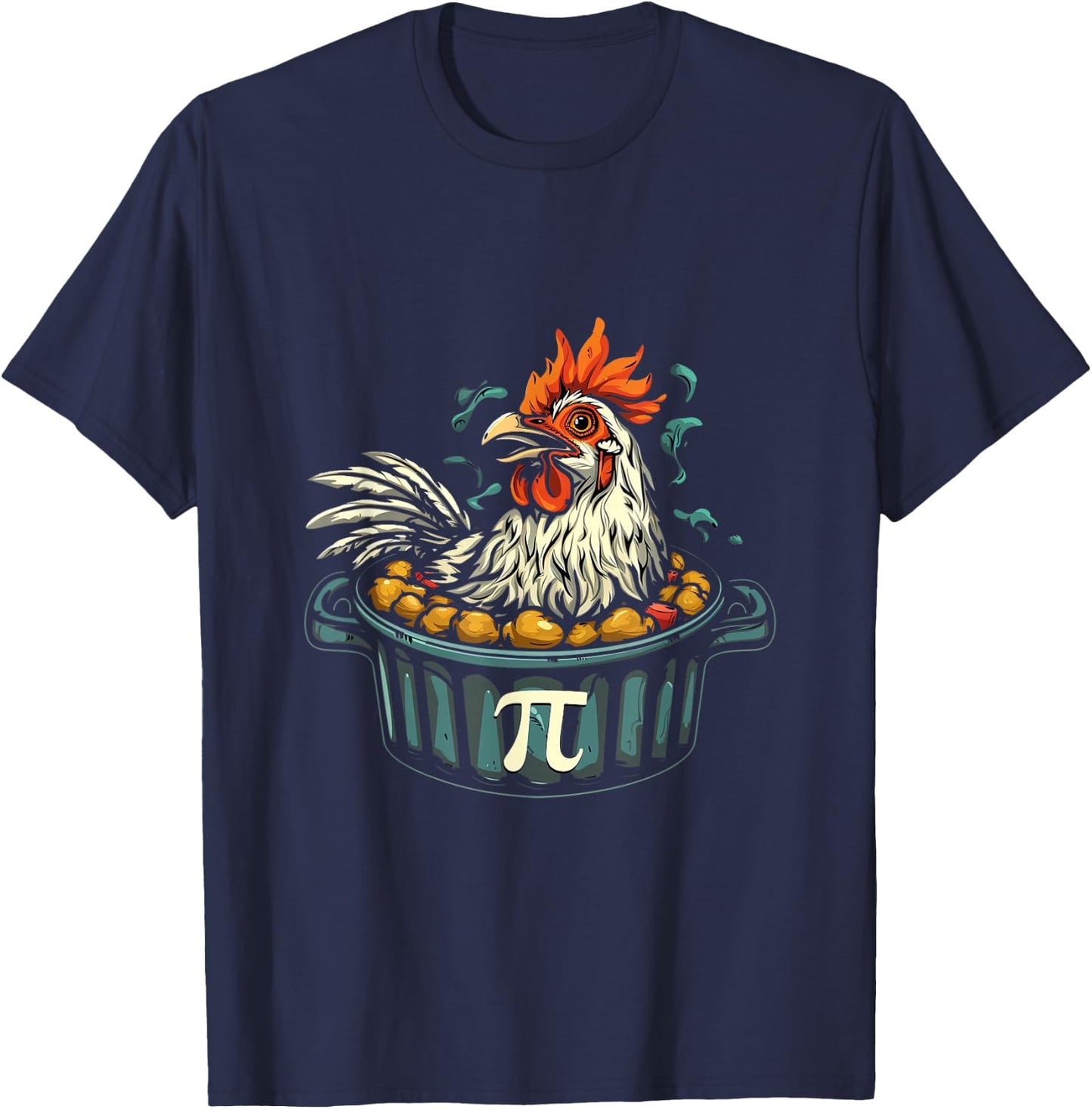 Chicken Pot Pie Shirt - Chicken Pot Pie T-Shirt - T-Shirt | Navy