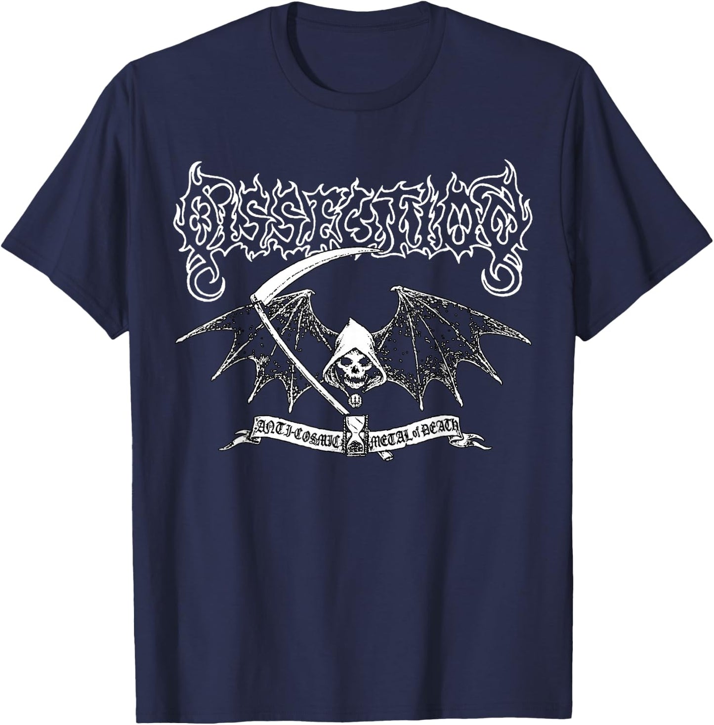 Dissection Mower , Black, S T-Shirt - T-Shirt | Navy