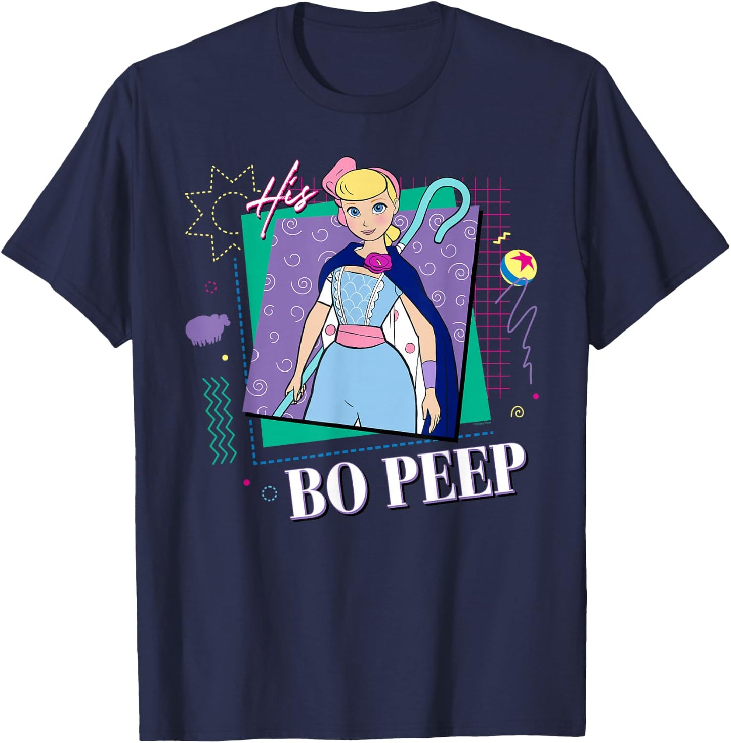 Disney and Pixar's Toy Story Couples Matching His Bo Peep T-Shirt - T-Shirt | Navy