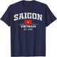 Saigon / Ho Chi Minh City Vietnam , Black, S T-Shirt - T-Shirt | Navy