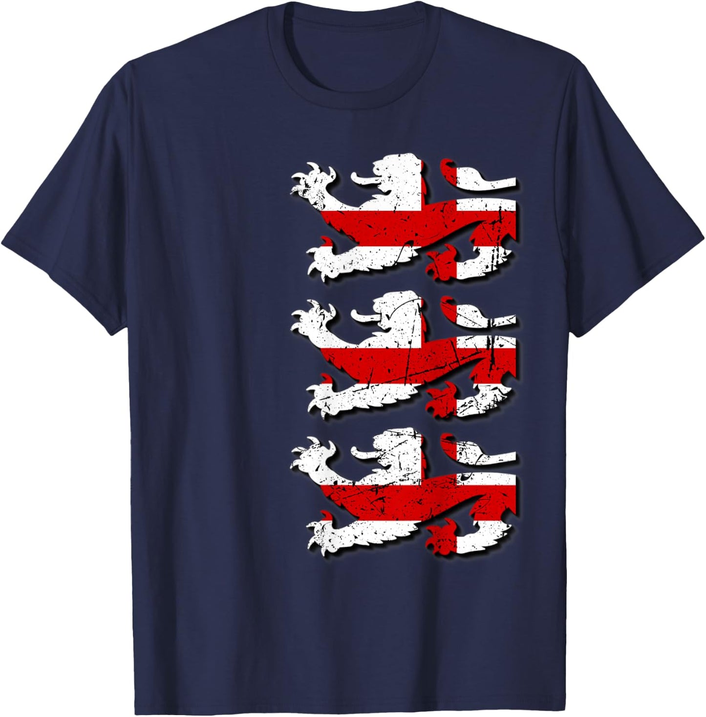 3 Lions Flag T-Shirt - T-Shirt | Navy