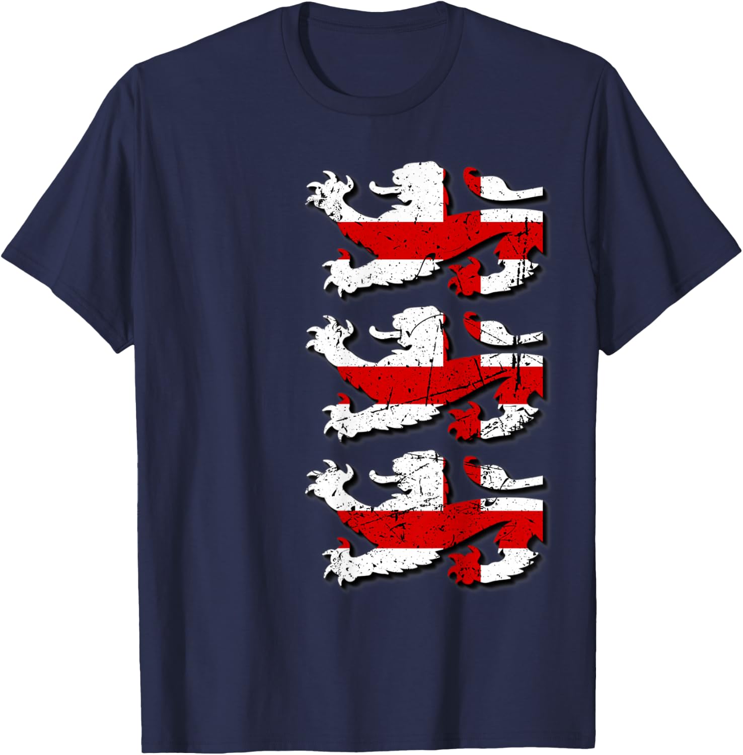3 Lions Flag T-Shirt - T-Shirt | Navy