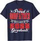 Proud Godfather Of A Class Of 2025 Graduate Senior 25 T-Shirt - T-Shirt | Navy