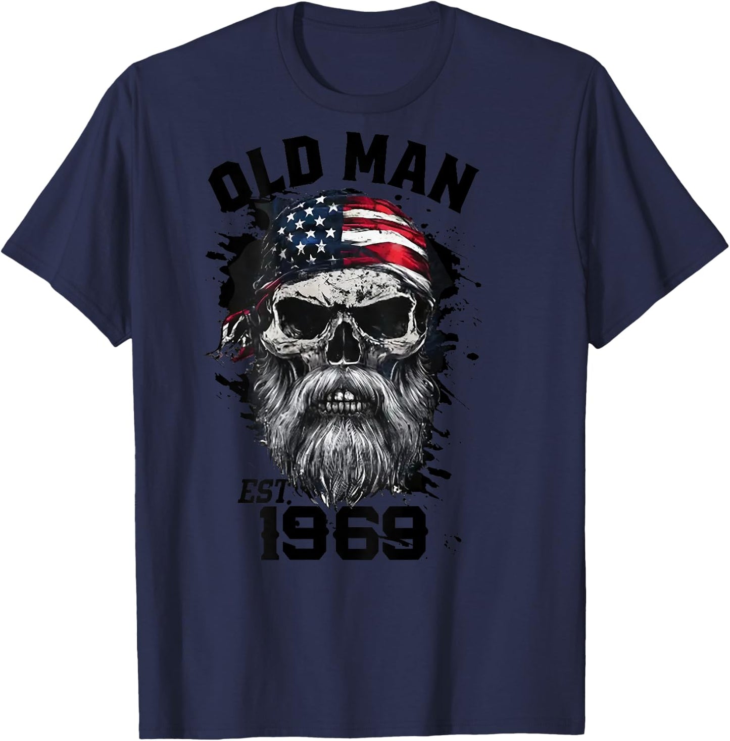 1969 Old Man (on back) T-Shirt - T-Shirt | Navy