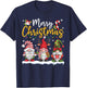 Christmas Gnomes for Christmas Lovers, Family, Men, Women, Kids T-Shirt - T-Shirt | Navy