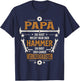 Papa Du Bist Der Hammer Der Ganze Werkzeugkasten Vatertag T-Shirt - T-Shirt | Navy