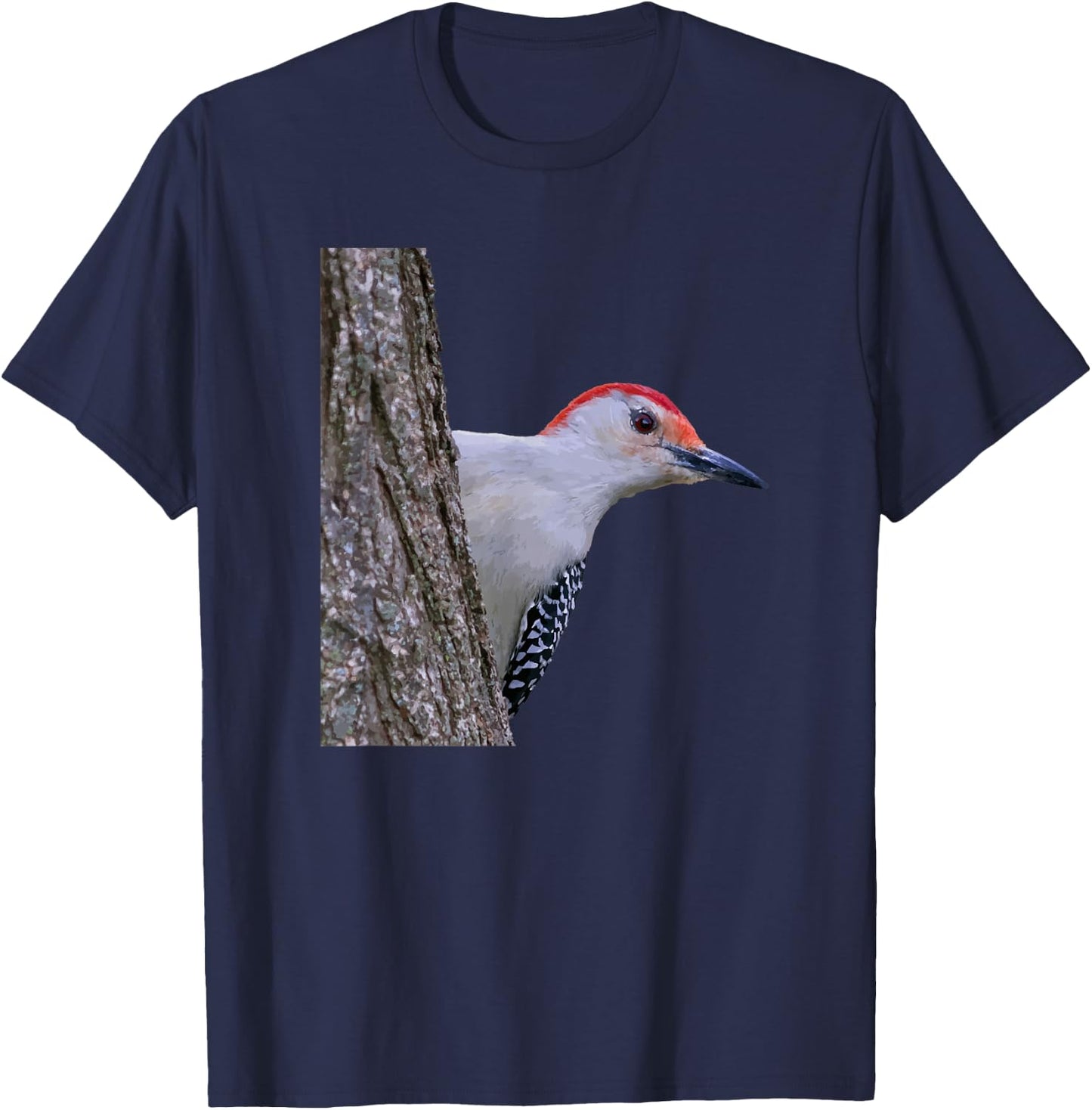 Red-bellied Woodpecker T-Shirt - T-Shirt | Navy