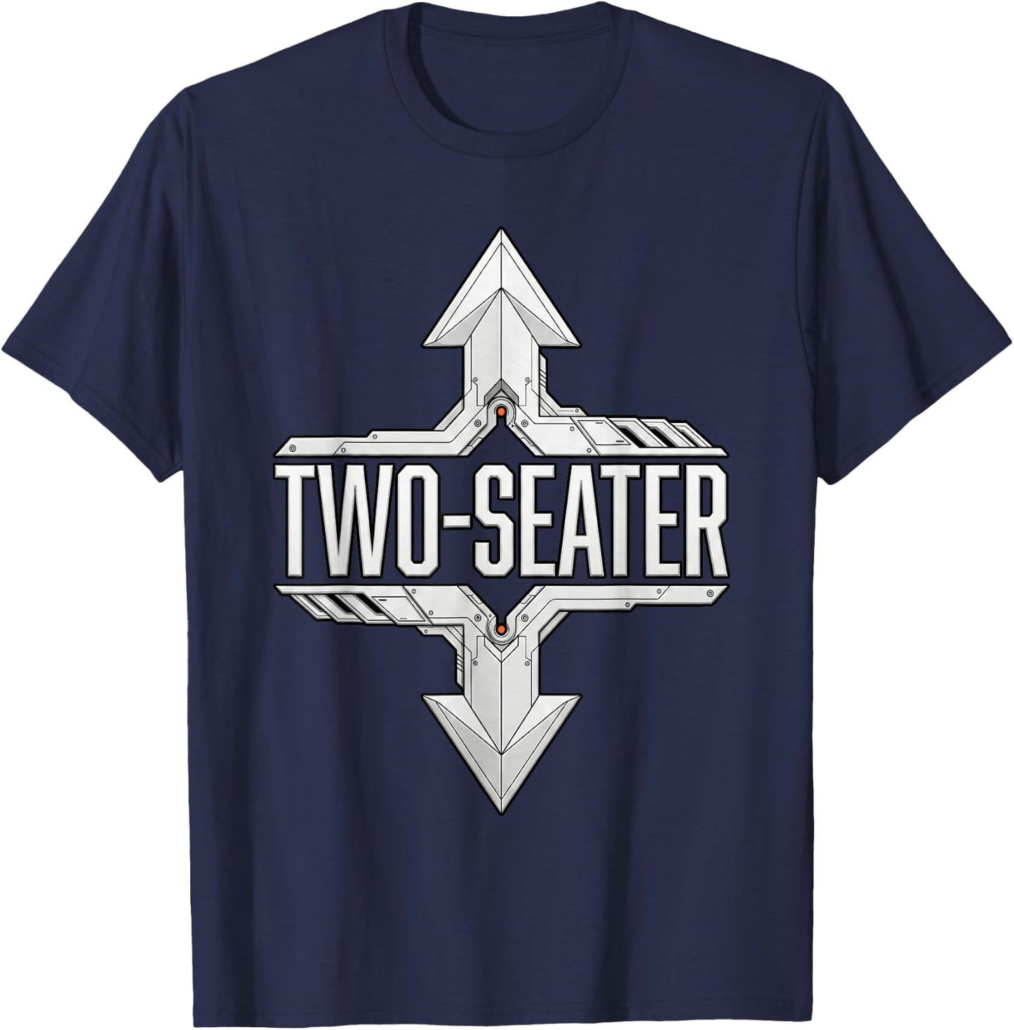 Two Seater, Two-Seater, 2 Seater T-Shirt - T-Shirt | Navy