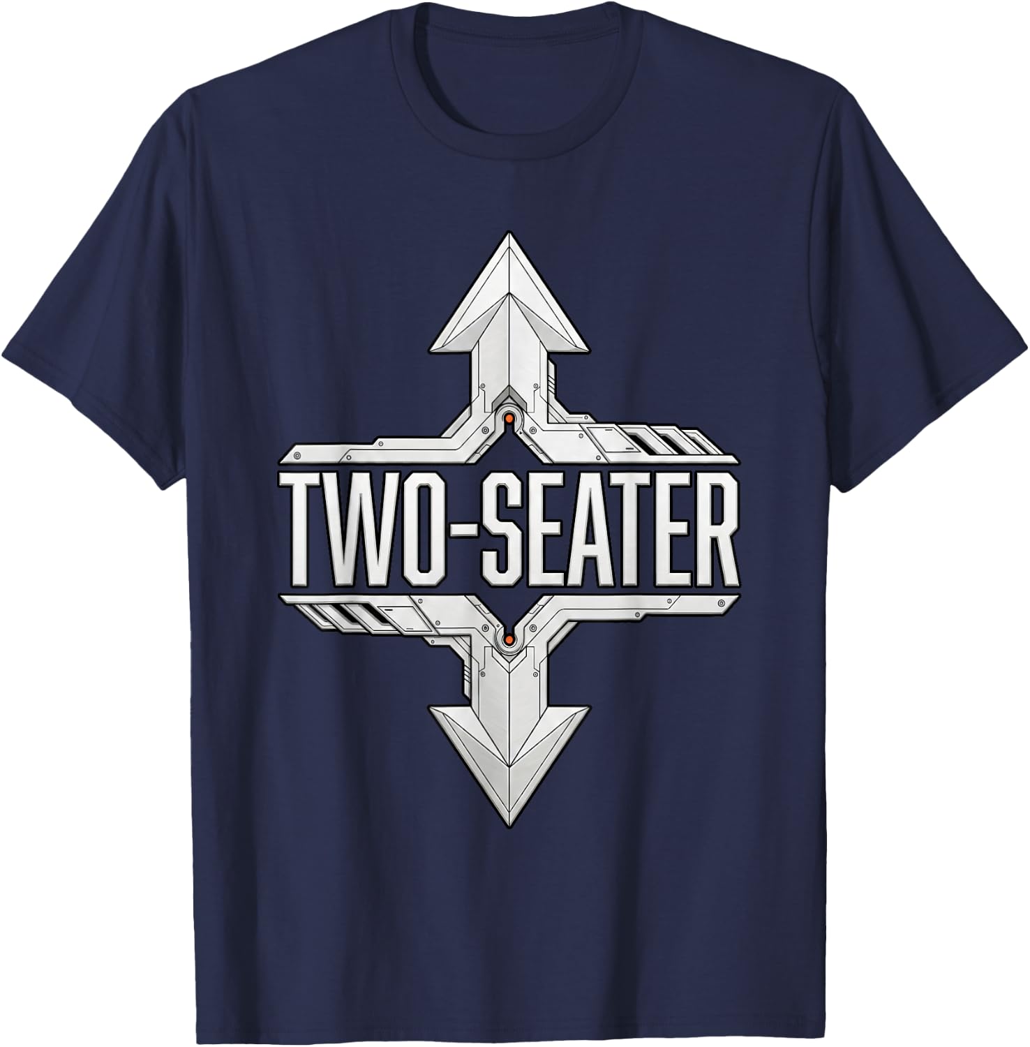 Two Seater, Two-Seater, 2 Seater T-Shirt - T-Shirt | Navy
