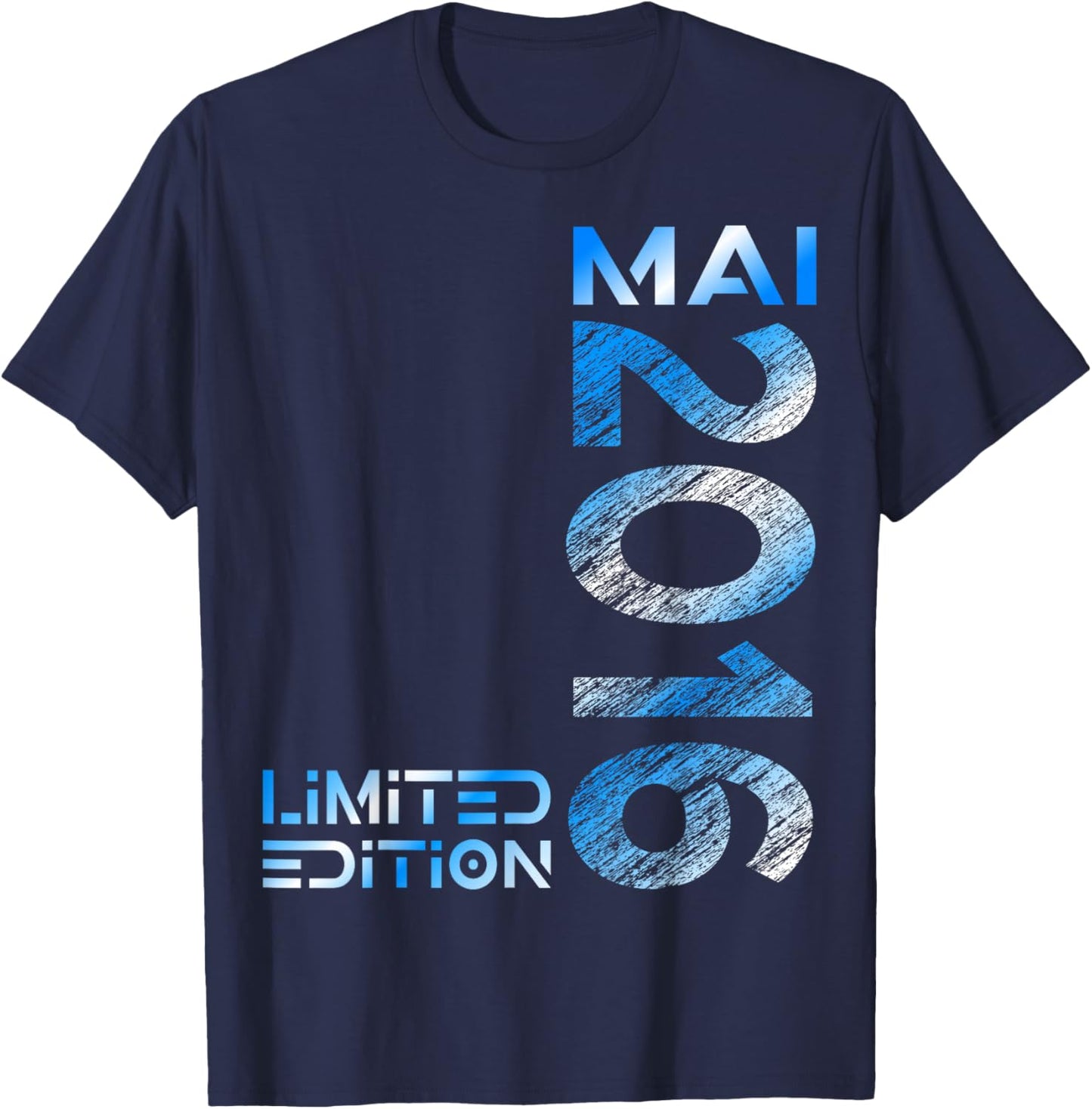 Limited Edition Mai 2016 Junge Mädchen 10. Geburtstag T-Shirt - T-Shirt | Navy