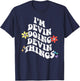 Retro Groovy Im DEVIN Doing DEVIN Things Funny Mother's Day T-Shirt - T-Shirt | Navy