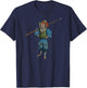 German Landsknecht Hare Renaissance Rabbit HEMA Martial Arts T-Shirt - T-Shirt | Navy