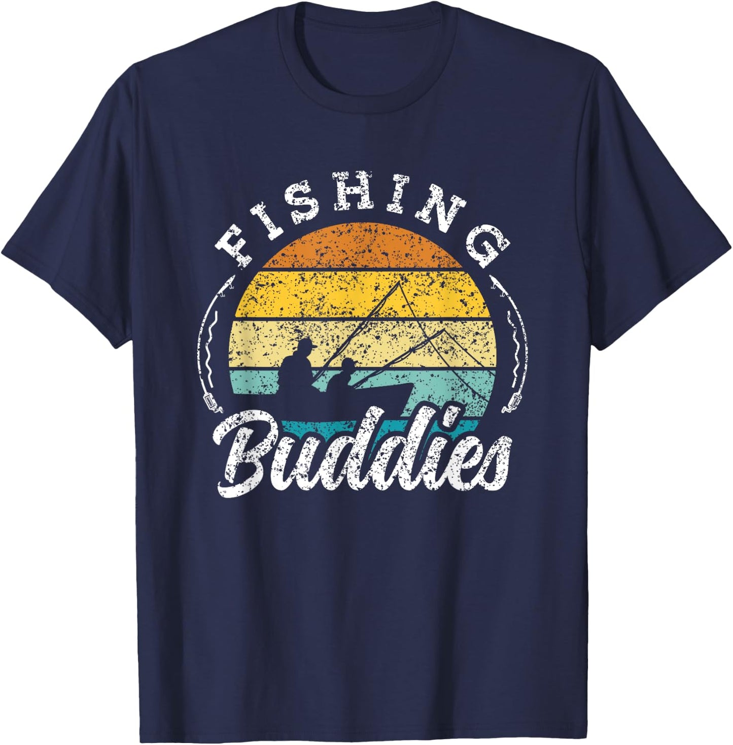 Angelfreunde Buddy Fisher Fisherman T-Shirt - T-Shirt | Navy