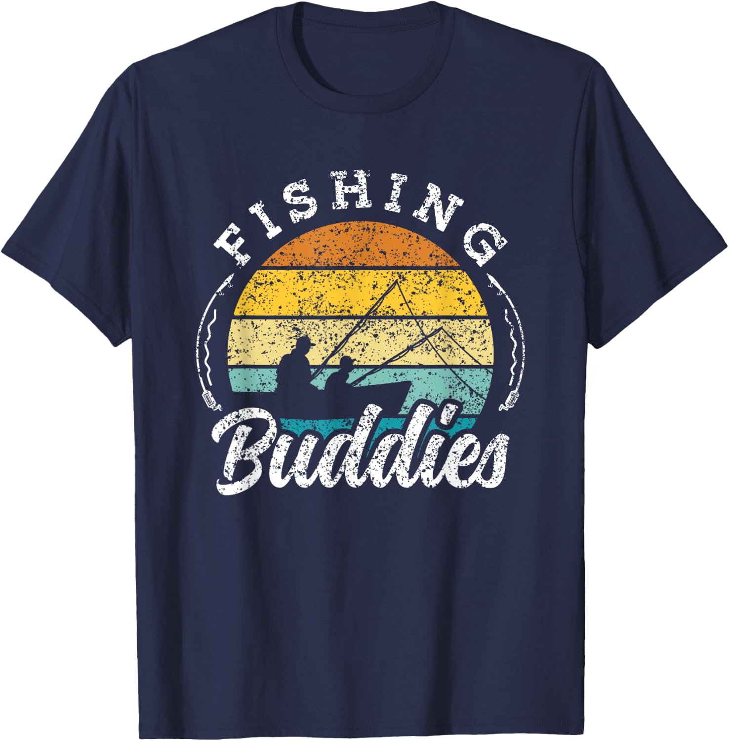 Angelfreunde Buddy Fisher Fisherman T-Shirt - T-Shirt | Navy