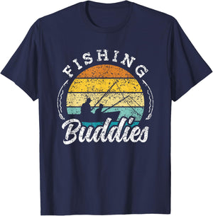 Angelfreunde Buddy Fisher Fisherman T-Shirt - T-Shirt | Navy
