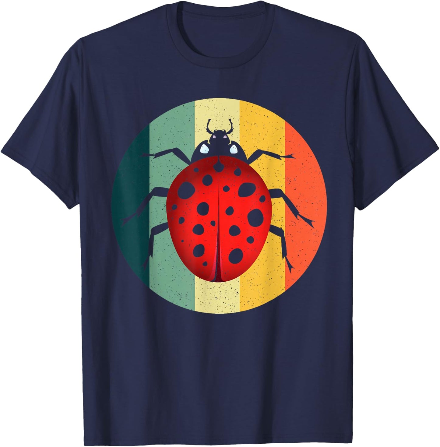 Cool Ladybug Design Women Kid Ladybug Lover Lady Bug T-Shirt - T-Shirt | Navy