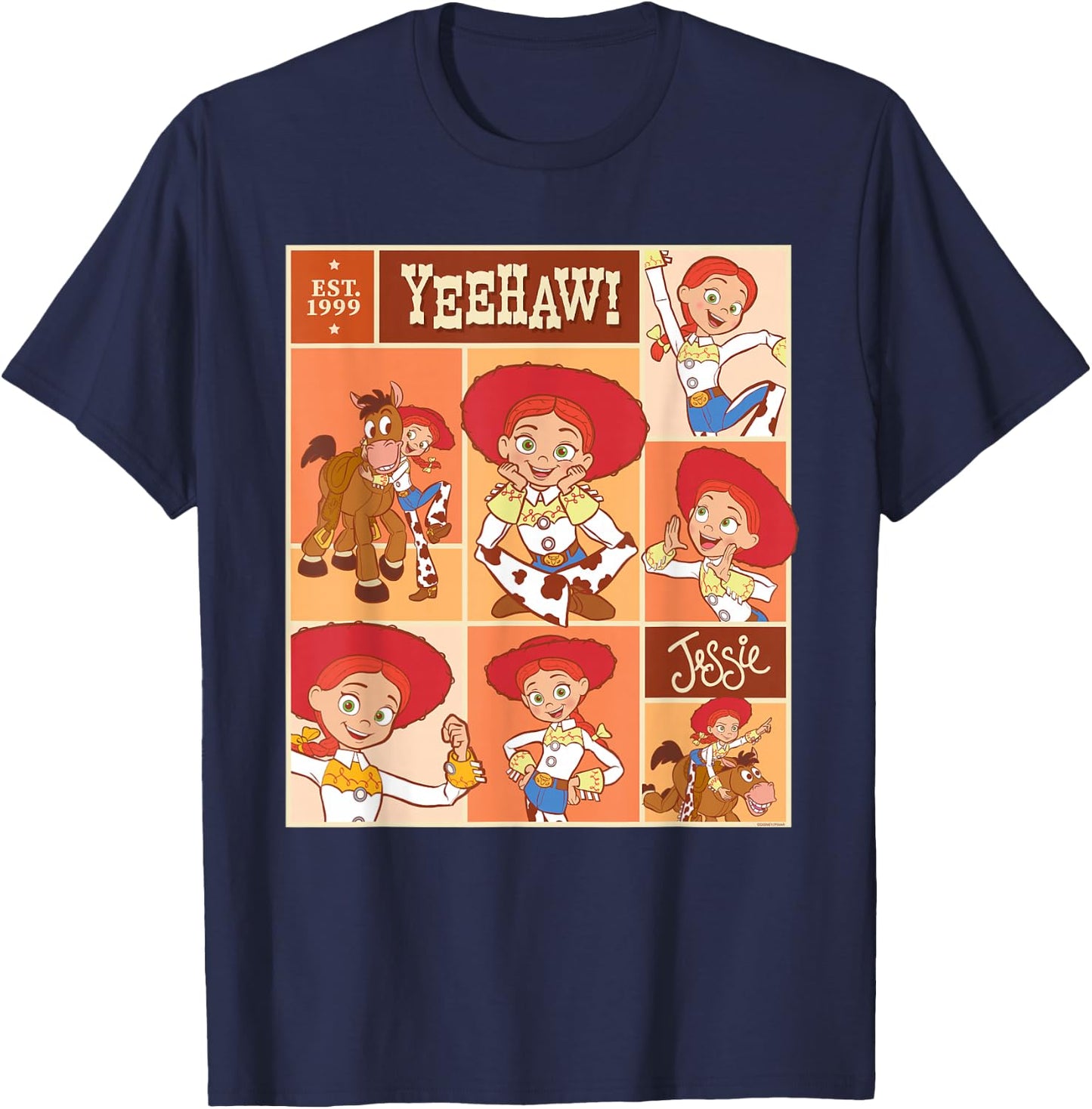 Disney and Pixar's Toy Story Jessie & Bullseye Signature T-Shirt - T-Shirt | Navy