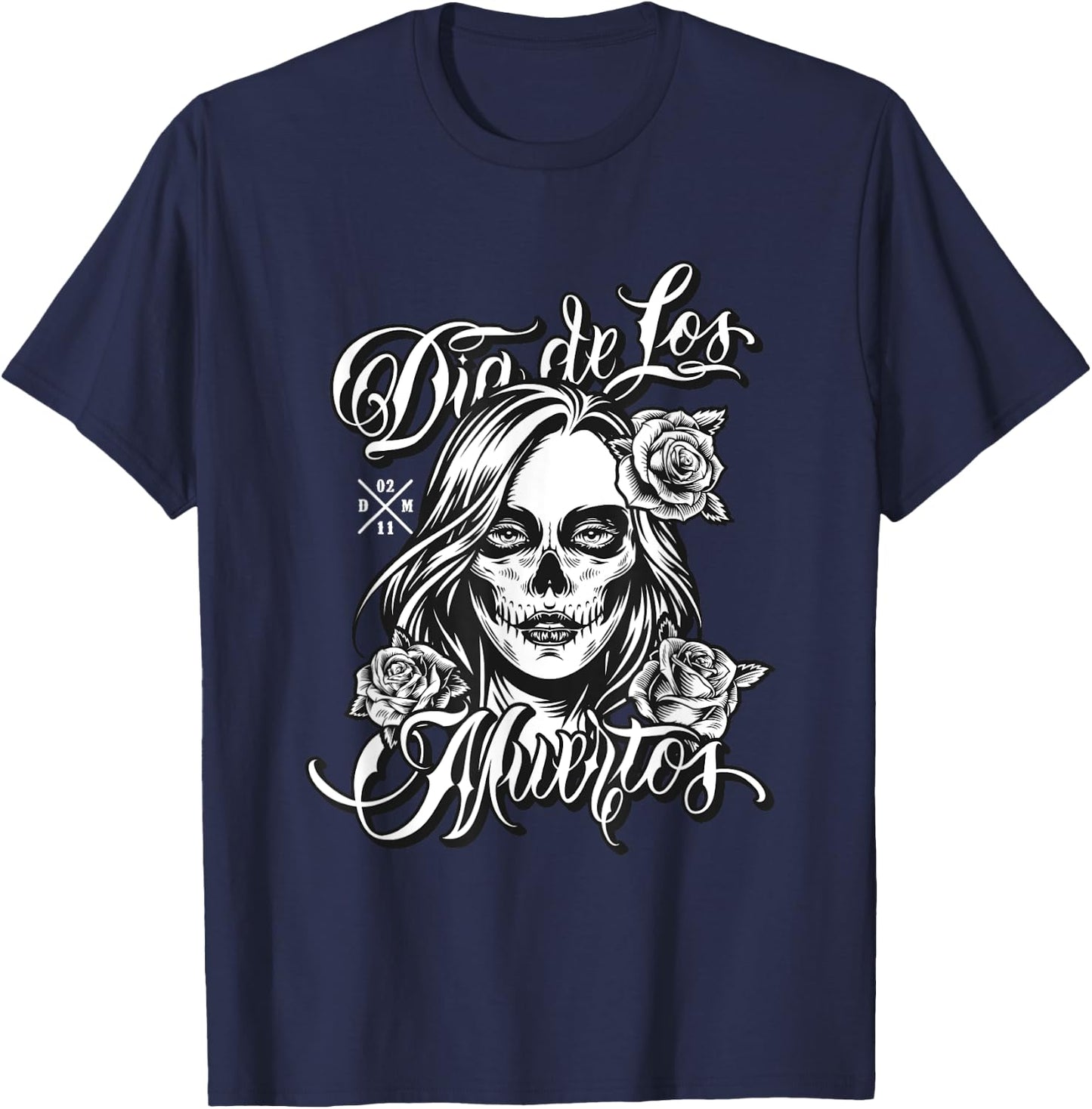 Tag der Toten I Día de los Muertos I La Catrina T-Shirt - T-Shirt | Navy