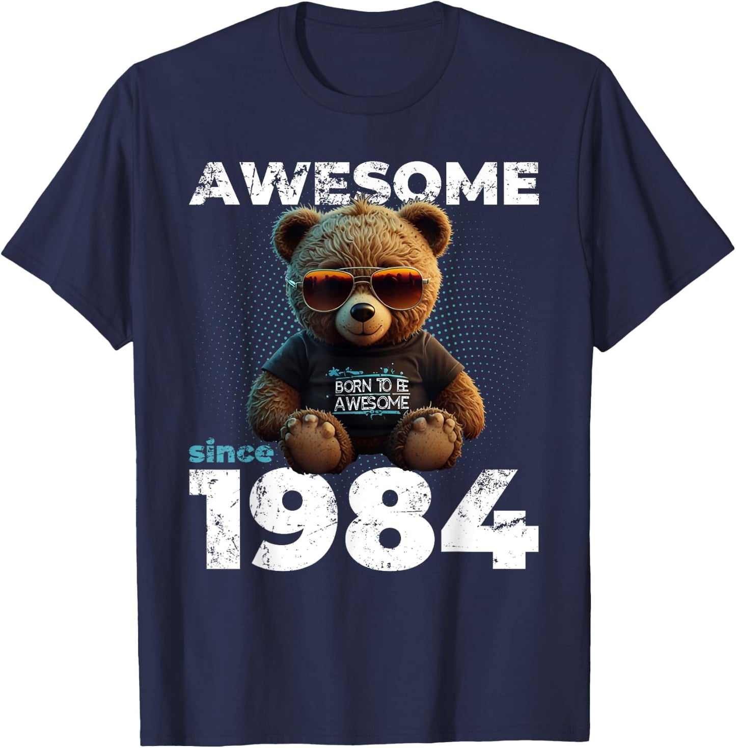 40e Anniversaire Homme Original Vintage 1984 T-Shirt - T-Shirt | Navy