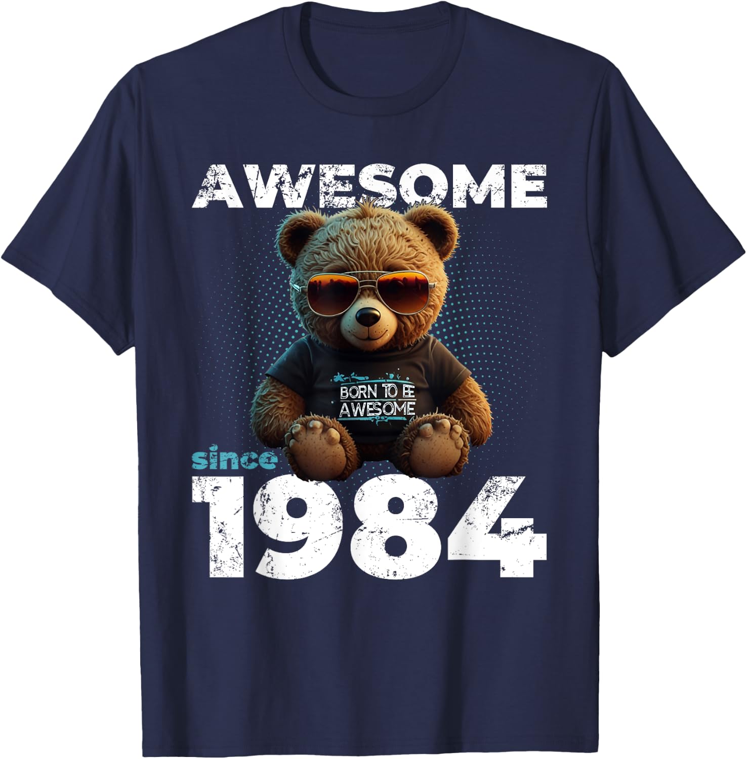 40e Anniversaire Homme Original Vintage 1984 T-Shirt - T-Shirt | Navy