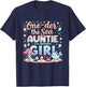 One Der The Sea Aunt Auntie Of The Birthday Girl T-Shirt - T-Shirt | Navy