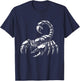 Scorpion Vinegaroon Robotics Mechacnial Sci-Fi Cyberpunk T-Shirt - T-Shirt | Navy