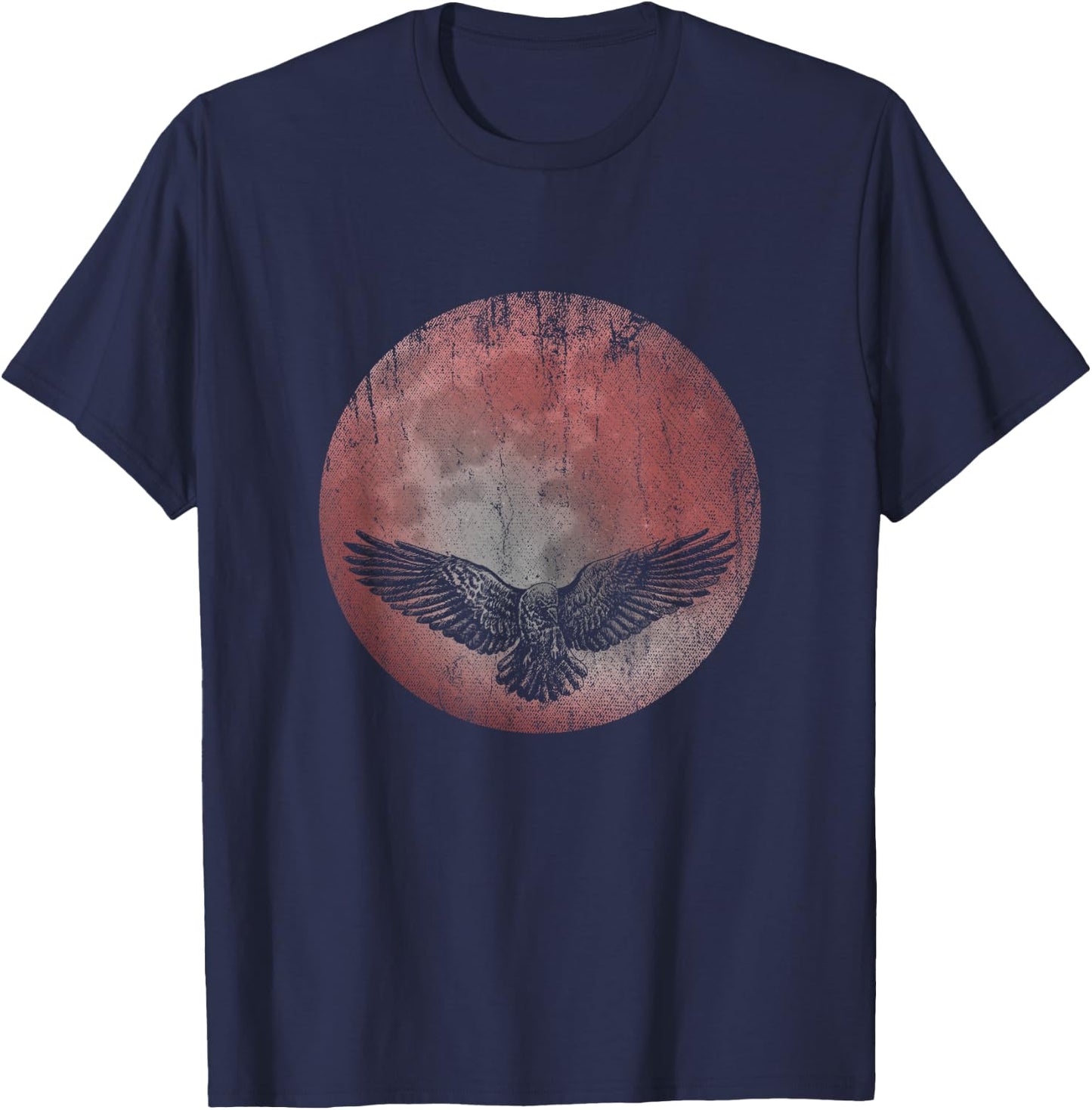 Moon Raven T-Shirt - T-Shirt | Navy