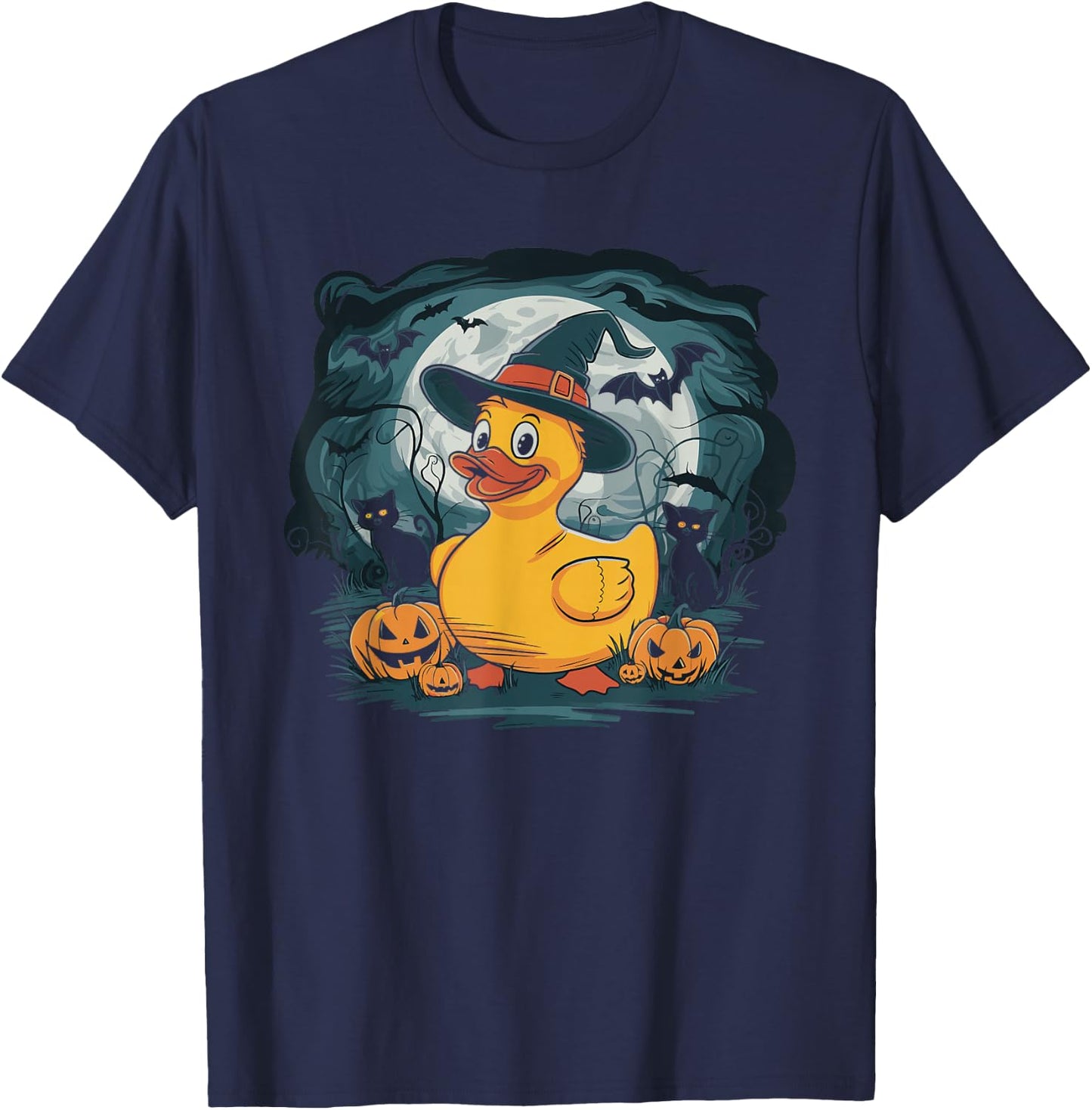 Rubber Duck Witch Rubber Duckie Costume Party T-Shirt - T-Shirt | Navy