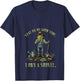 Women's Stay On My Good Side I Own A Shovel Frog Garden Humor V-Neck T-Shirt - T-Shirt | Navy