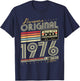 Original 1976 Vintage 50 Ans Anniversaire Cadeau Homme Femme T-Shirt - T-Shirt | Navy