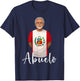 Granddad Peruvian Flag Grandfather Grandpa Abuelo Peru T-Shirt - T-Shirt | Navy