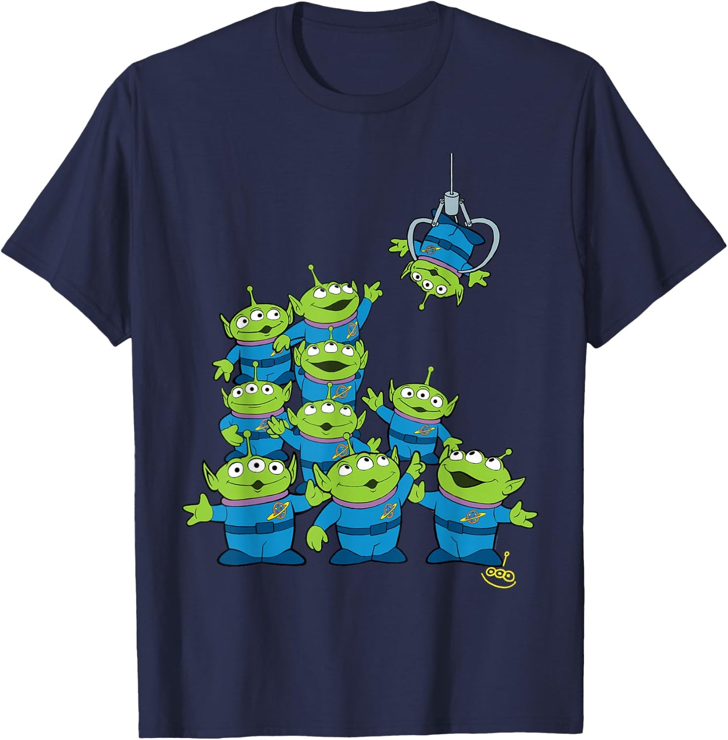 Disney and Pixar's Toy Story Aliens & The Claw Signature T-Shirt - T-Shirt | Navy