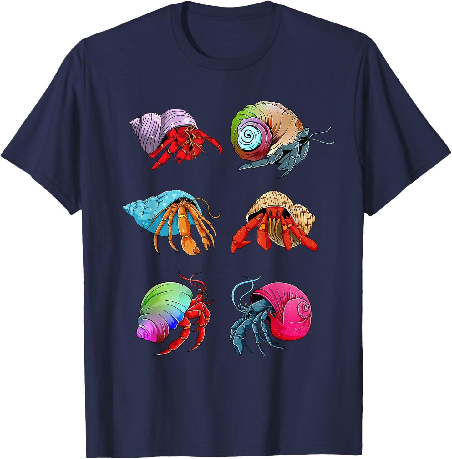 Hermit Crab Design for Hermit Crab Lovers T-Shirt - T-Shirt | Navy