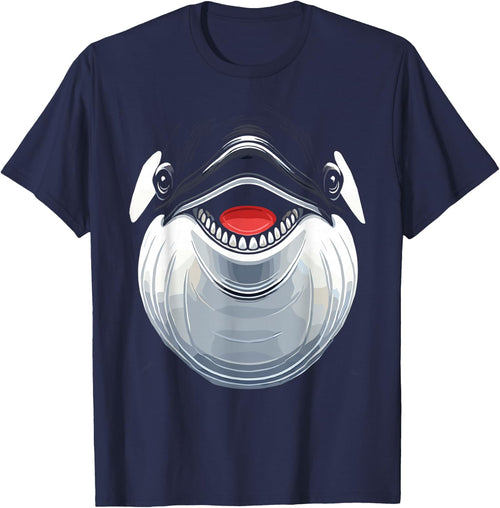 Funny Orca Whale Costume, Funny Orca Whale Face Costume , black