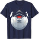 Funny Orca Whale Costume, Funny Orca Whale Face Costume , black T-Shirt - T-Shirt | Navy