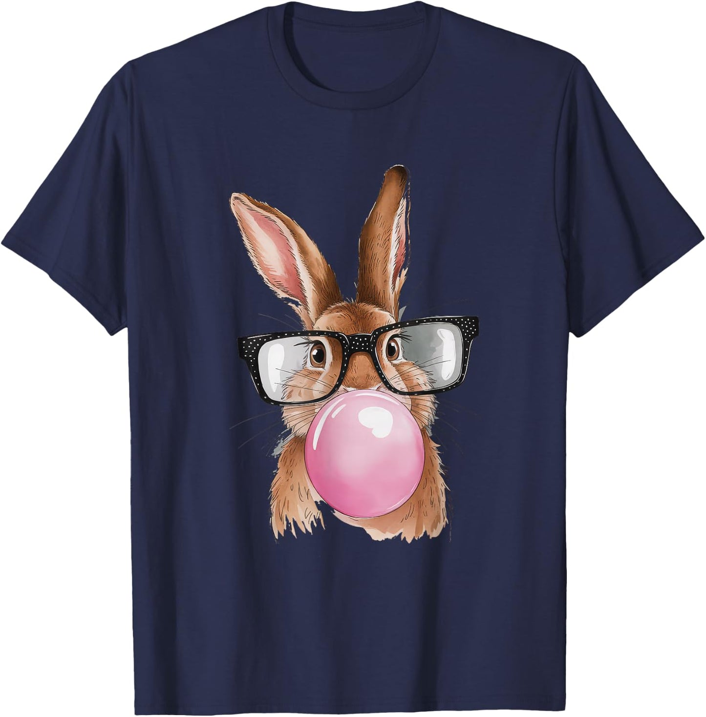 Easter Bunny Gifts Boys Egg Hunt Family Easter Sunday Rabbit T-Shirt - T-Shirt | Navy
