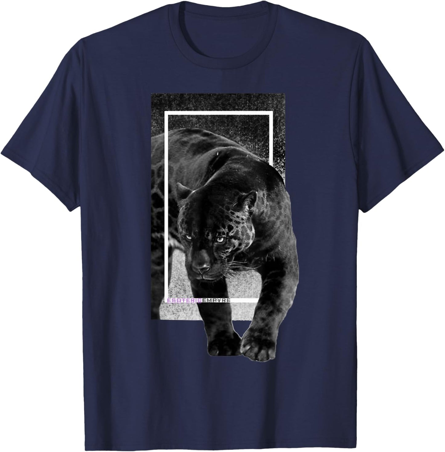 Black Panther Geometric T-Shirt - T-Shirt | Navy