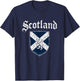 Scotland Vintage Scotland T-Shirt - T-Shirt | Navy