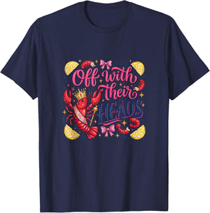 Funny Crawfish Boil Off with Their Heads Vintage Men Women T-Shirt - T-Shirt | Navy