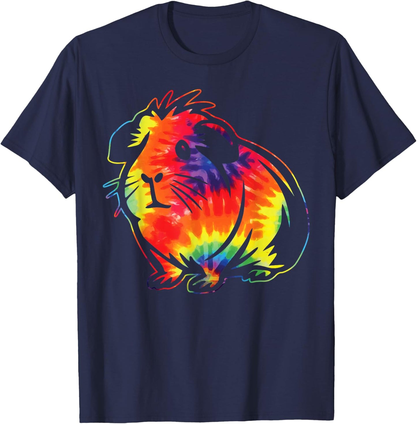 Guinea Pig Tie Dye T-Shirt - T-Shirt | Navy