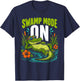 Swamp Mode On Aligator Bayou Spirit T-Shirt - T-Shirt | Navy